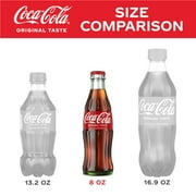 Coca-Cola Soda Pop Glass Bottles, 8 fl oz, 6 Pack