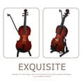 thumbnail image 2 of MasteelfCA 1 Ensemble Modèle de Violon Miniature Réaliste Accessoire Photo, 2 of 8