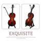thumbnail image 3 of KAKOWELY 1 juego de mini violín exquisito, adorno realista para fotos., 3 of 5