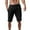 Black, variant on WERYOUNG Men Casual Summer Shorts Men's Solid Color Short Pants Trousers Classic Trunks, White, XXXXXL