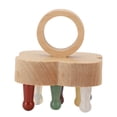 thumbnail image 2 of Scalp Massager, Beech Wood Stone Massage Tool, Portable Detangling Comb with Polished Teeth for Spa and Home Use, 2 of 7