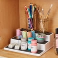 thumbnail image 5 of copco 2555-0189 non-skid 3-tier spice pantry kitchen cabinet organizer, 10-inch, white/gray, 5 of 5