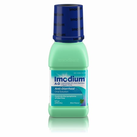 - Imodium A-D Liquid Anti-Diarrheal Medicine, Mint Flavor, 8 fl. oz