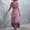 Purple, variant on Fiudx Womens Summer Dress Oversized Solid Color Mid-Length Dress Leisure Slim Fit Skirt Todays Clearance Deal