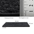 thumbnail image 2 of Pure Era Bullnose Carpet Stair Treads Cover 9" x 30" Plaid Pattern Rug Indoor Non Slip Self Adhensive (Set of 12,Black Mini Diamond Trellis), 2 of 10