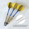 thumbnail image 5 of Uxcell 12 Grams  Metal Dart Replacements Barrel, Silver Tone 12Pcs, 5 of 6