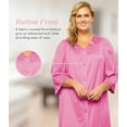 thumbnail image 3 of Exquisite Form -Women's Button Front Knee Length Robe - Style 10107, 3 of 6