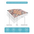 thumbnail image 5 of Pink Orange Blue Twin XL Size Down Alternative Comforter, Lightweight Comforter Quilt Bedding Set with Pillow Shams Ethnic Middle Century Geometric Art All Seasons Bed Comforter Duvet Insert 68"x98", 5 of 7
