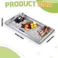 thumbnail image 2 of 2 Pieces Inflatable Buffett Cooler Inflatable Food Cooler Buffet Inflatable Serving Bar Tray with Glittering Confetti for Serving Food Inflatable Cooler with a Drain Plug Pool Buffet Cool, 2 of 6
