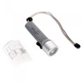thumbnail image 3 of Linterna de buceo bajo el agua impermeable alto lumenLED Flashlight Divers Buclight Antorcha con lanyard Equipo de lámpara con batería Kajak Portátil Luz Agua Deportes Iluminación Gris Kearding OD002803-04B, 3 of 7