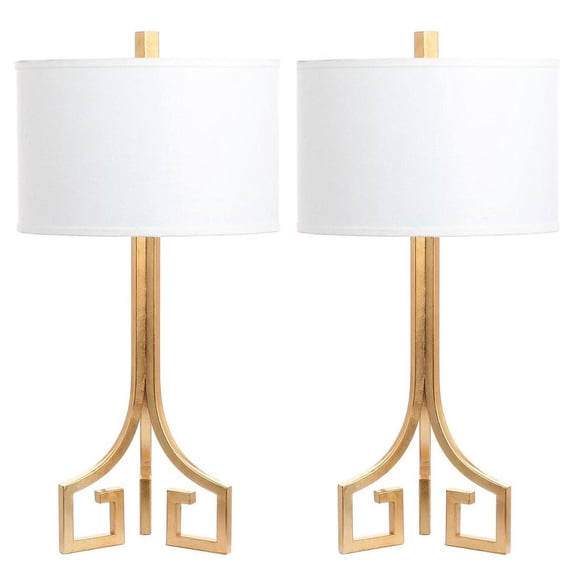 Safavieh Arabelle Hardback 27.5 in. H Metallic Table Lamp, Set of 2