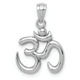 thumbnail image 1 of 14k White Gold Polished Om Symbol Pendant, 1 of 3