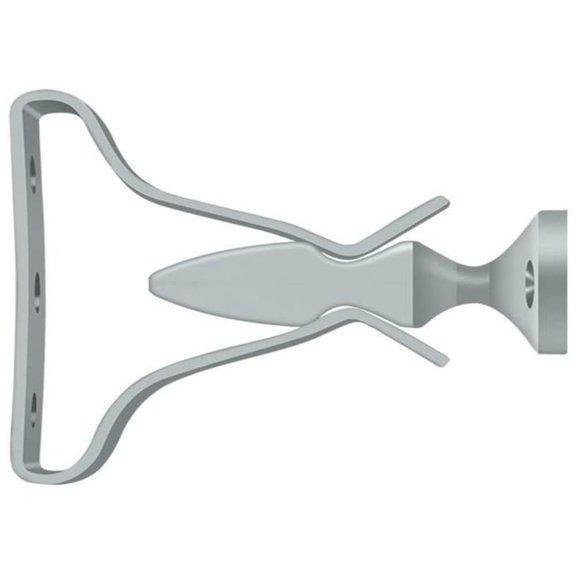 Deltana Sdh193 2" Solid Brass Window Shutter Door Holder - Chrome