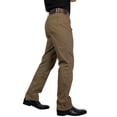thumbnail image 3 of Edward’s Pantalón Recto Hombre Gabardina Algodón Tipo Jean Tiro Alto Beige  T36, 3 of 6