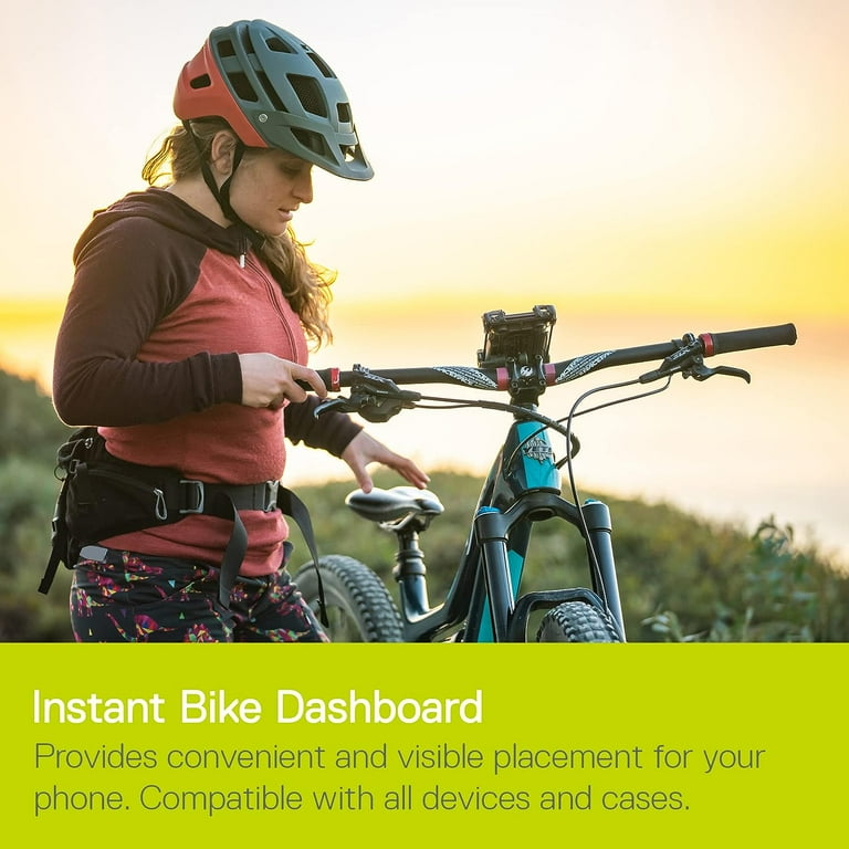 Hefty Bike Phone Mount by Delta Cycle Premium Universal Bicycle Smartphone Holder Adjusts to Any Handlebar Fits Any