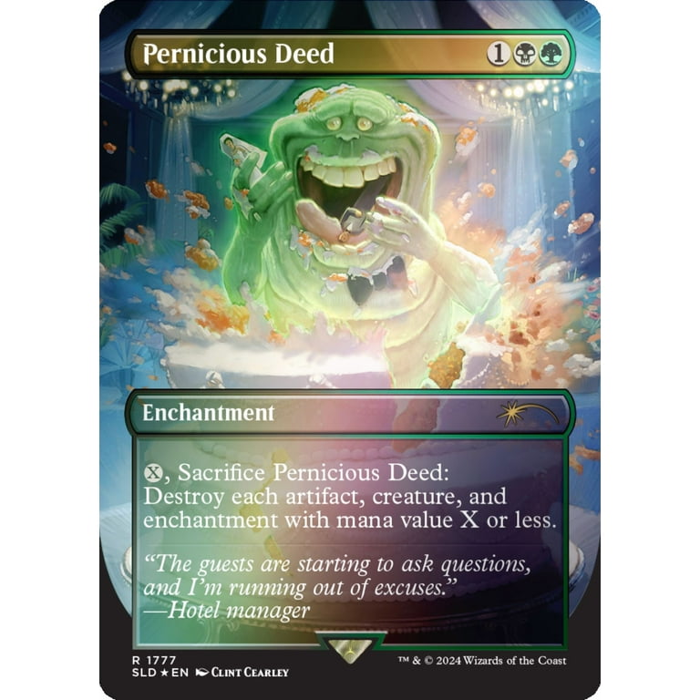 Magic the Gathering Secret Lair x Ghostbusters: Slimer Foil