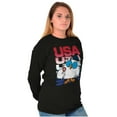 thumbnail image 4 of Tootsie Mr Owl Patriotic USA America Long Sleeve TShirt Men Women Brisco Brands M, 4 of 6