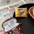 thumbnail image 2 of Étui en silicone Mignon Chocolat m bean candy 3D pour Écouteurs pour Apple Airpods 1 2 pro, Étui de Protection Sans Fil bluetooth pour Écouteurs, 2 of 7