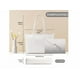 thumbnail image 3 of Bolso De Moda Leather Cercanías Alta Capacidad Para Mujer Xtellar blanco, 3 of 4