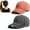 2pcs Black Orange, variant on 2 Packs Criss Cross Hat Womens Baseball Cap Distressed Ponytail Messy Bun Trucker Ponycap
