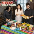 thumbnail image 5 of 4E's Novelty 4 Pack Fiesta Plastic Tablecloth – 54x108 Plastic Tablecloth for Mexican Fiesta Party Decorations, Taco Tuesday, Cinco de Mayo, and Fiesta Celebrations, 5 of 8