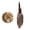 A, variant on PrimeGo 2Pcs Furry Ball Cat Toys Faux Rabbit Fur Cat Kicker Toys Natural Gall Fruit Fluffy Bunny Kick Cat Toy for Indoor Kitten Hunting Chasing