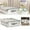 A, variant on Non-Woven Bed Sheet Storage Organizer for Wardrobe, Blanket Quilt Cover, Four-Piece Clothes Storage for Pillows and Shelves, Closet Organization