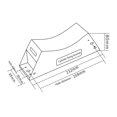 thumbnail image 3 of Cylinder Wall Mounted Bracket, Nitrogens Tanks Propane Tanks Holders with Nylon Strap Gray, 3 of 4