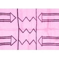 thumbnail image 1 of Ahgly Company Indoor Rectangle Solid Pink Modern Area Rugs, 2' x 4', 1 of 4