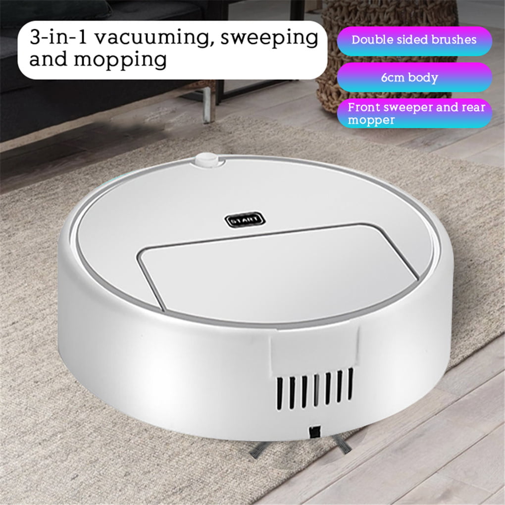 3IN1 Smart Sweeping Robot Vacuum Cleaner Auto Suction Sweeper Rechargeable NEW 
