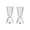 A, variant on Hekwup Double Clear Plastic, Set Of 2, Cocktail Measuring Glasses Drink Spirit Measure Cup For Bar Party Kitchen Tool