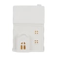 thumbnail image 2 of 1Pcs Ceramic Christmas Village Set,Christmas Village,White Village Houses for Xmas Winter Holiday Fireplace Tabletop Decor(#016), 2 of 6