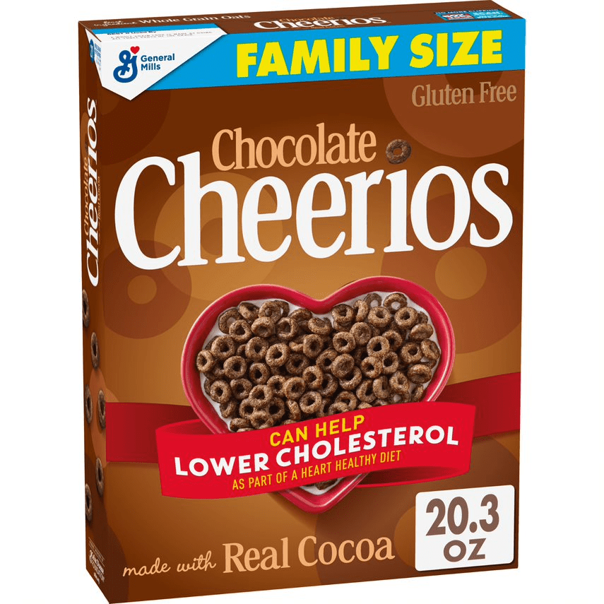 General Mills, Cheerios Breakfast Cereal, Chocolate, Gluten Free