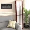thumbnail image 5 of Red Lantern 6 ft. Tall Eudes Shoji Screen - Rosewood - 4 Panels, 5 of 6