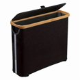 thumbnail image 1 of Cesta organizadora para guardar papel higiénico, organización familiar, baños prácticos Negro, 1 of 9