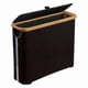 thumbnail image 1 of Cesta para guardar el papel higiénico. Práctica para el rollo de papel higiénico del baño. Negro, 1 of 9