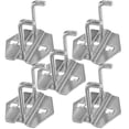 thumbnail image 1 of HEALEEP 5 Pcs Support d'Outils en Métal Planche à Chevilles Acier Argent Gain de Place pour Ateliers, 1 of 8