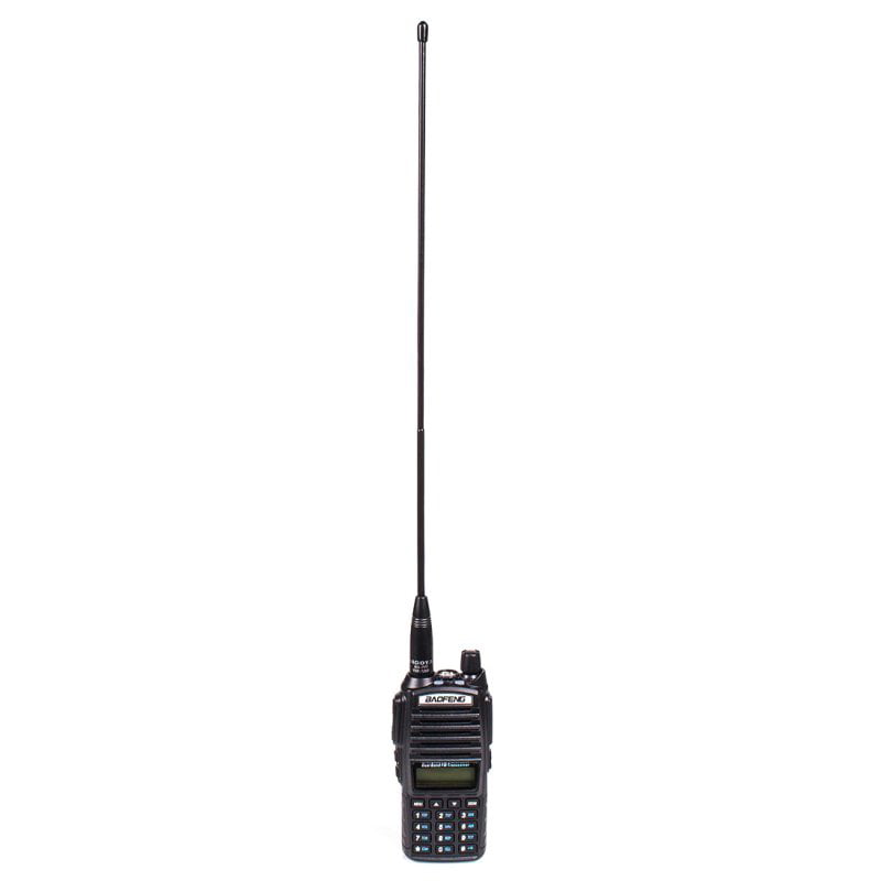 HYS Tactical Camouflage Coating Dual Band 144/430Mhz 2Meter 70CM 15.3inch SMA-Female Antenna for Baofeng UV-5R Series UV-82 Series BF-F8HP Kenwood Two Way Radio Scanner HT 