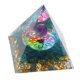 thumbnail image 4 of Pirámide de cristal de energía positiva, pirámide de cristal epoxi curativo para meditación, decoración de la suerte., 4 of 14