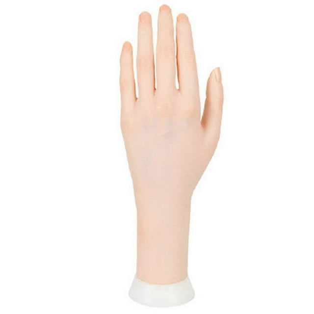 Practice Hand for Acrylic Nails Realistics Resin Fake Hand for Photography Prop