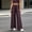 Purple, variant on WIZUTIZ Women's High Waist Wide Leg Trousers Elastic Waist Drawstring Side Stripe Pockets Full Length Casual Loose Pants Street Style Elegant