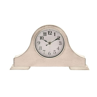 Hometime Mantel Clock 36cm - White