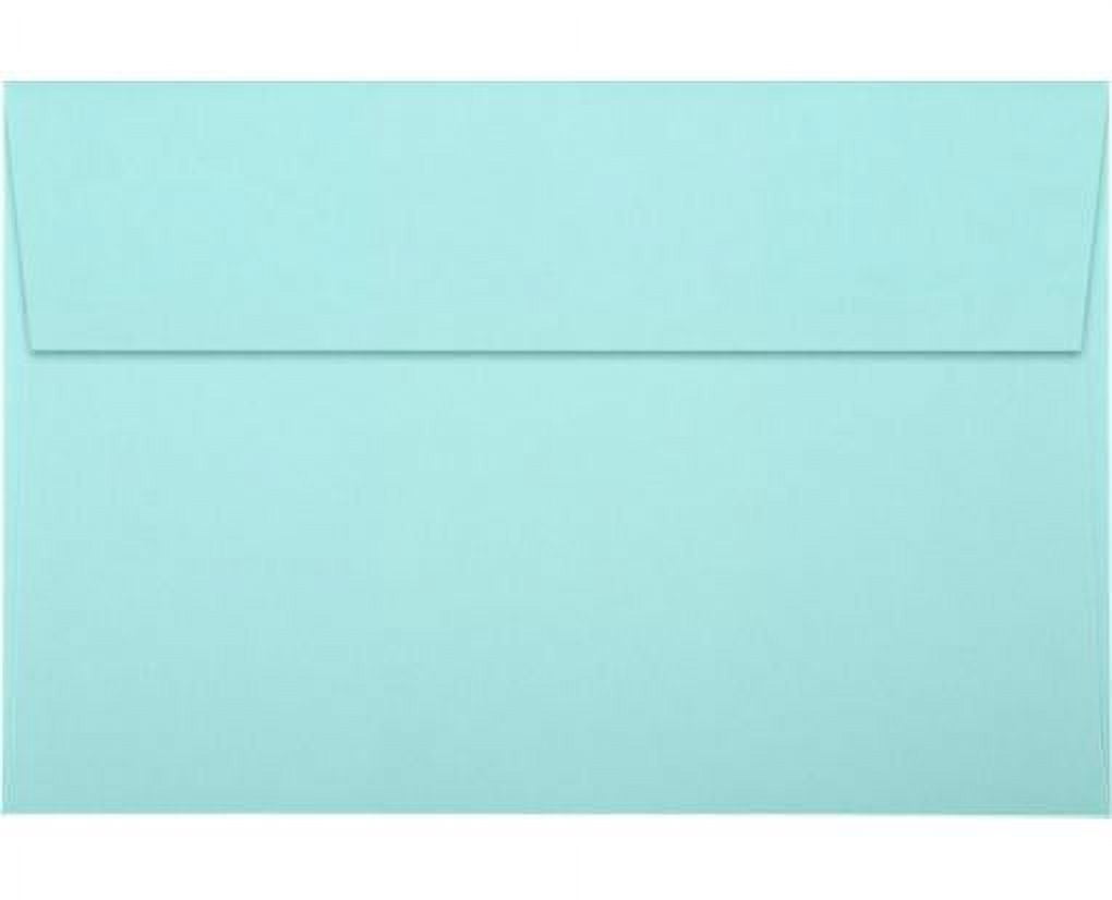 LUXPaper A9 Invitation Envelope, (5 3/4 x 8 3/4), Seafoam, 50/Pack