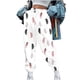 thumbnail image 1 of Pantalones largos de cintura elástica con cordón estampado informal a la moda para mujer Fridja  alkflakhf35509, 1 of 5