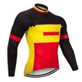 thumbnail image 3 of Maillot de ciclismo de montaña a prueba de rayos ultravioleta, personalizado, ajustado, transpirable, de manga larga, para hombre, con bolsillo, 3 of 5