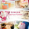 thumbnail image 3 of Fabric Singer, 100% algodón blanco como la nieve, vendido por The Yard, 3 of 7