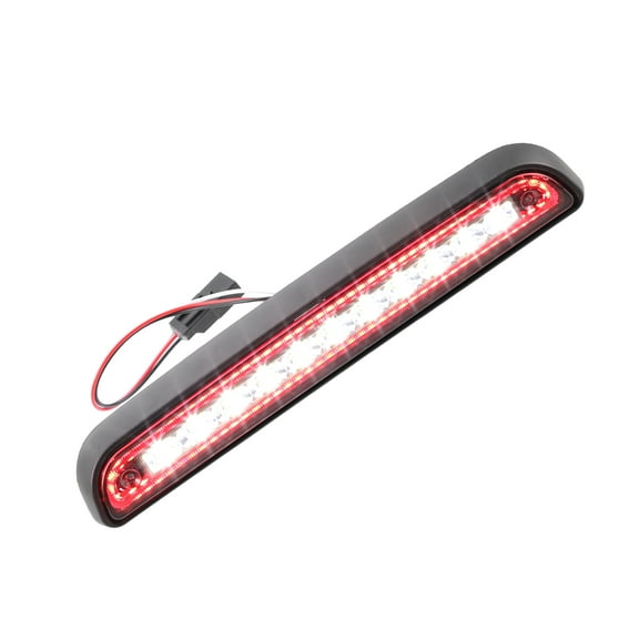 Unique Bargains LED Third 3rd Brake High Mount Stop Light for Ford F150 1994-1996 Black Housing Smoked Lens