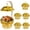 Gold 8 pcs, variant on Vakiorn 8 Qt Chafing Dish Set Gold Stainless Steel Luxury Buffet Warmer 2 Pcs for Party Wedding Hotel