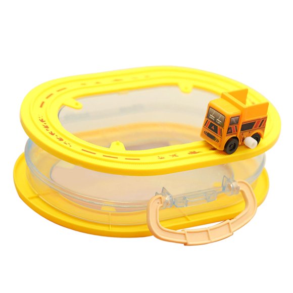 Caja de Almacenamiento de Vagones de Ferrocarril, Estuche de Almacenamiento de Juguetes Coleccionable, Coche de Juguete Portátil Ligero, Coche de Cuer Coche de ingeniería