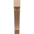 thumbnail image 2 of Ekena Millwork 3"W x 18"D x 18"H Aspen Rough Cedar Woodgrain TimberThane Knee Brace, Primed, 2 of 6